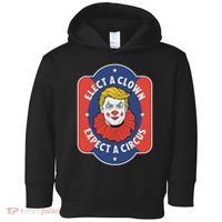 Elect A Clown Expect A Circus Impeach Trump Anti Trump Toddler Hoodie thumb 0