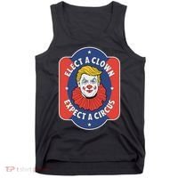 Elect A Clown Expect A Circus Impeach Trump Anti Trump Tank Top thumb 0