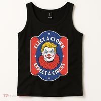 Elect A Clown Expect A Circus Impeach Trump Anti Trump Tank Top thumb 2