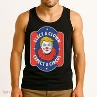 Elect A Clown Expect A Circus Impeach Trump Anti Trump Tank Top thumb 3