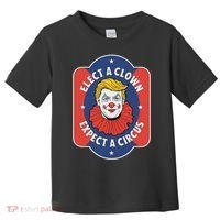 Elect A Clown Expect A Circus Impeach Trump Anti Trump Toddler T-Shirt thumb 0