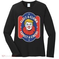 Elect A Clown Expect A Circus Impeach Trump Anti Trump Women's Long Sleeve Shirt thumb 0