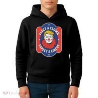 Elect A Clown Expect A Circus Impeach Trump Anti Trump Kids Hoodie thumb 4
