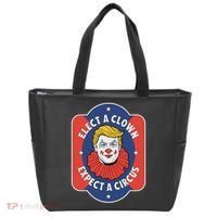 Elect A Clown Expect A Circus Impeach Trump Anti Trump Tote Bag thumb 0