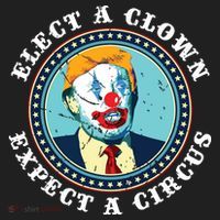 Elect A Clown Expect A Circus Antitrump Golf Towel thumb 3