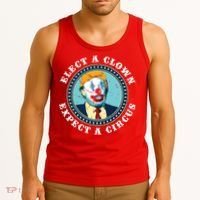 Elect A Clown Expect A Circus Antitrump Tank Top thumb 3