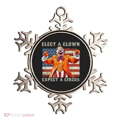 Elect A Clown Expect A Circus Usa Flag Ornament