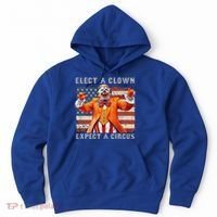 Elect A Clown Expect A Circus Usa Flag Hoodie thumb 0