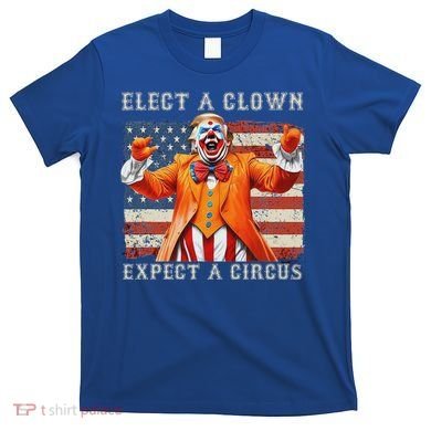 Elect A Clown Expect A Circus Usa Flag T-Shirt