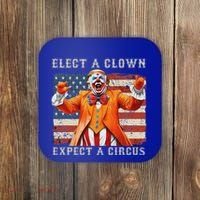 Elect A Clown Expect A Circus Usa Flag Coaster thumb 0