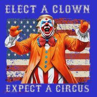 Elect A Clown Expect A Circus Usa Flag Mousepad thumb 1