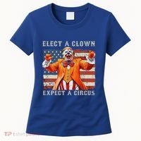 Elect A Clown Expect A Circus Usa Flag Women's T-Shirt thumb 0
