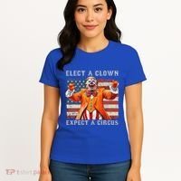 Elect A Clown Expect A Circus Usa Flag Women's T-Shirt thumb 4