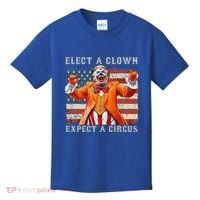 Elect A Clown Expect A Circus Usa Flag Kids T-Shirt thumb 0