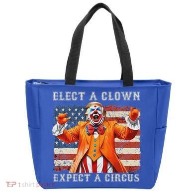 Elect A Clown Expect A Circus Usa Flag Tote Bag