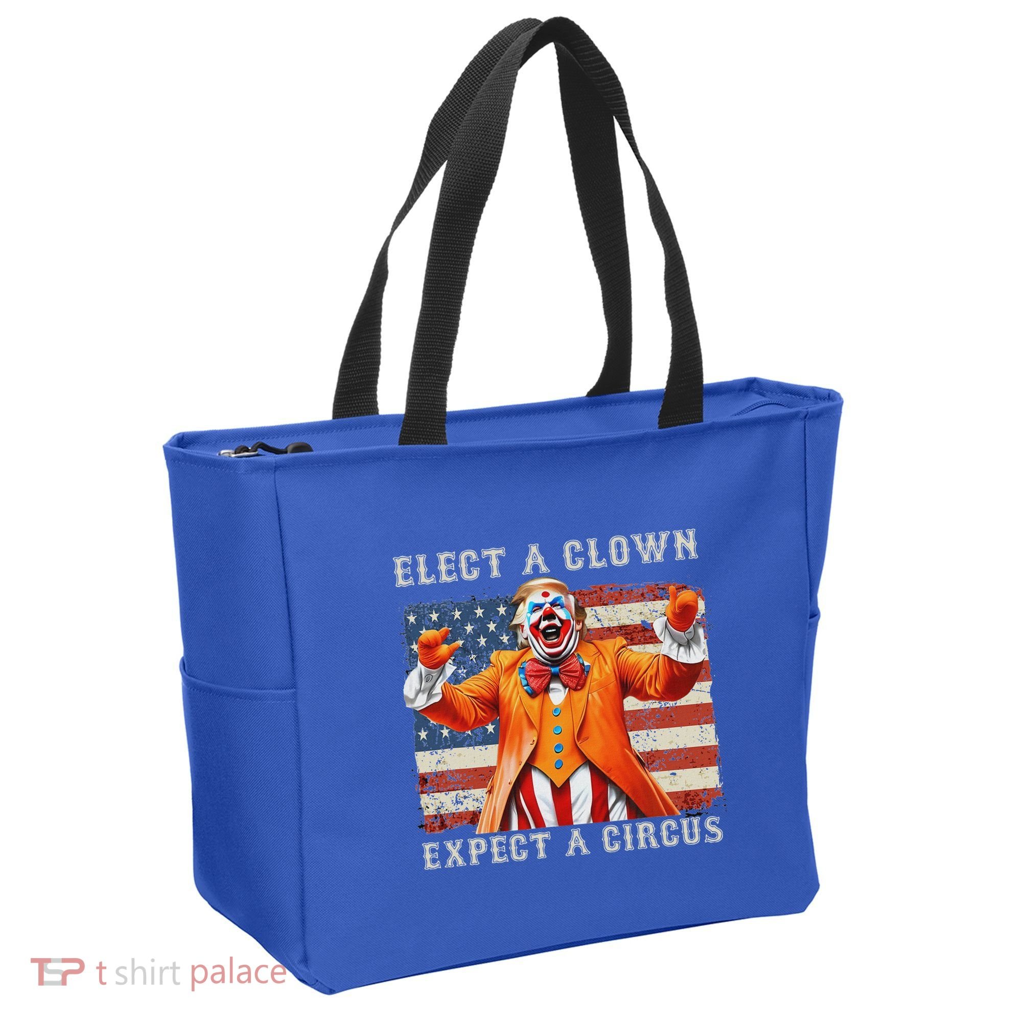 Elect A Clown Expect A Circus Usa Flag Tote Bag