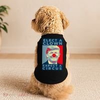 Elect A Clown Expect A Circus Impeach Antitrump Funny Doggie Tank thumb 2