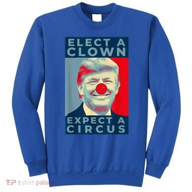 Elect A Clown Expect A Circus Impeach Antitrump Funny Sweatshirt