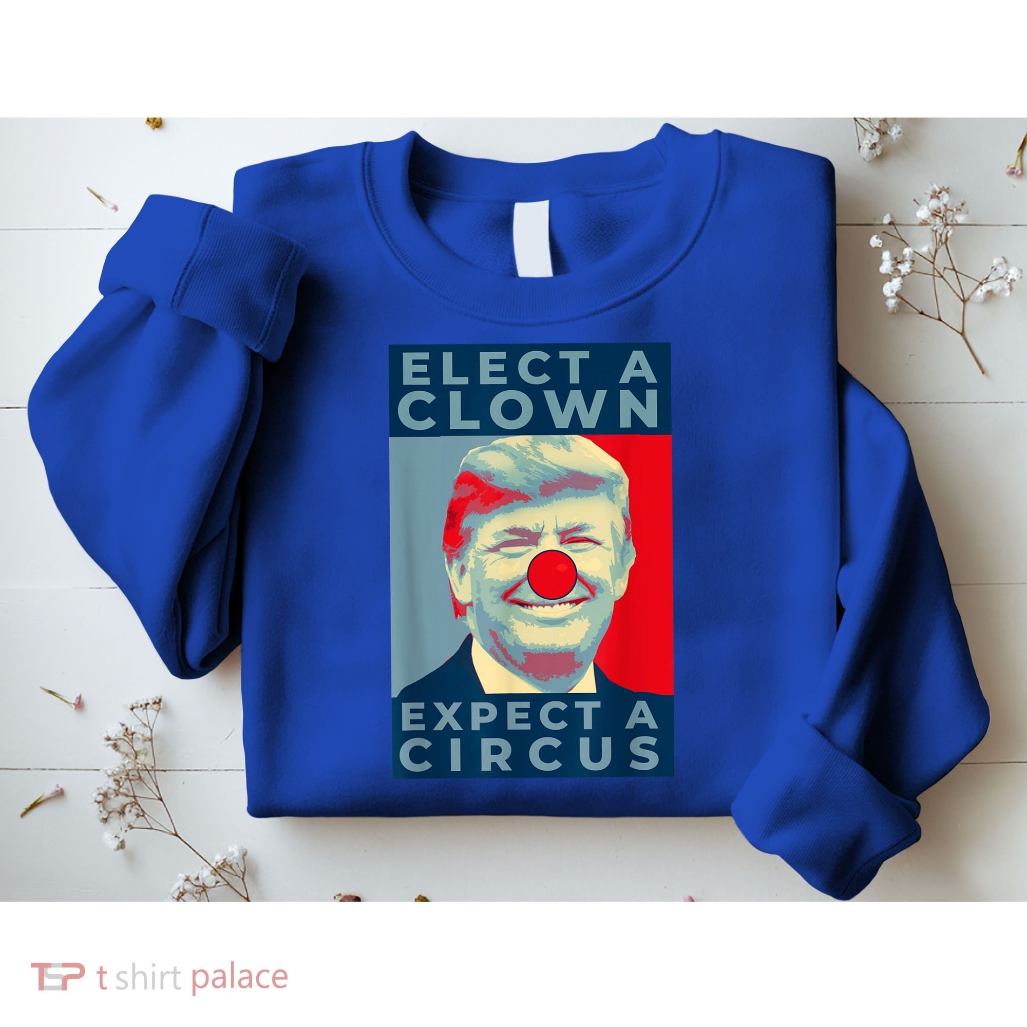 Elect A Clown Expect A Circus Impeach Antitrump Funny Sweatshirt