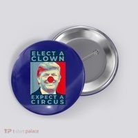 Elect A Clown Expect A Circus Impeach Antitrump Funny Button thumb 0