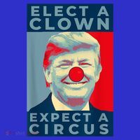 Elect A Clown Expect A Circus Impeach Antitrump Funny Tumbler thumb 3