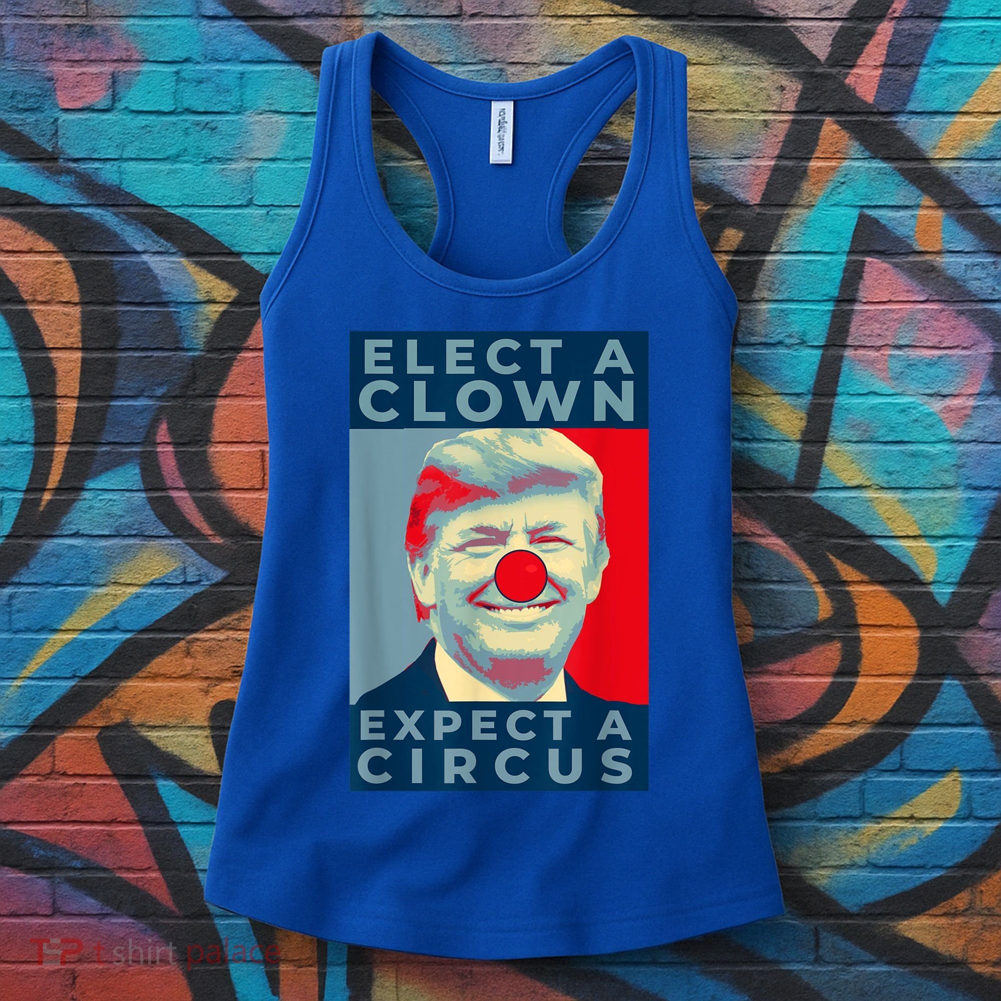 Elect A Clown Expect A Circus Impeach Antitrump Funny Women's Tank Top