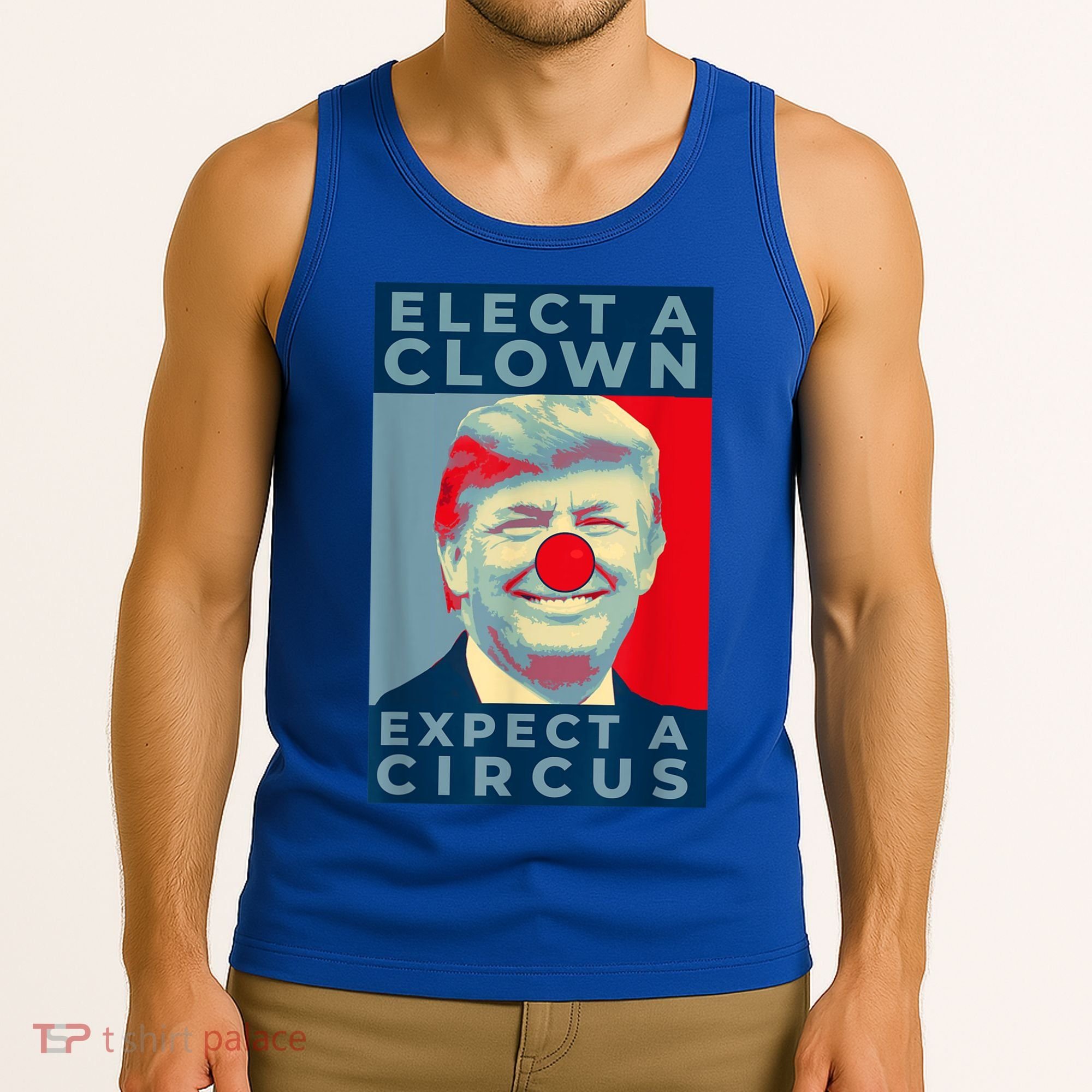 Elect A Clown Expect A Circus Impeach Antitrump Funny Tank Top