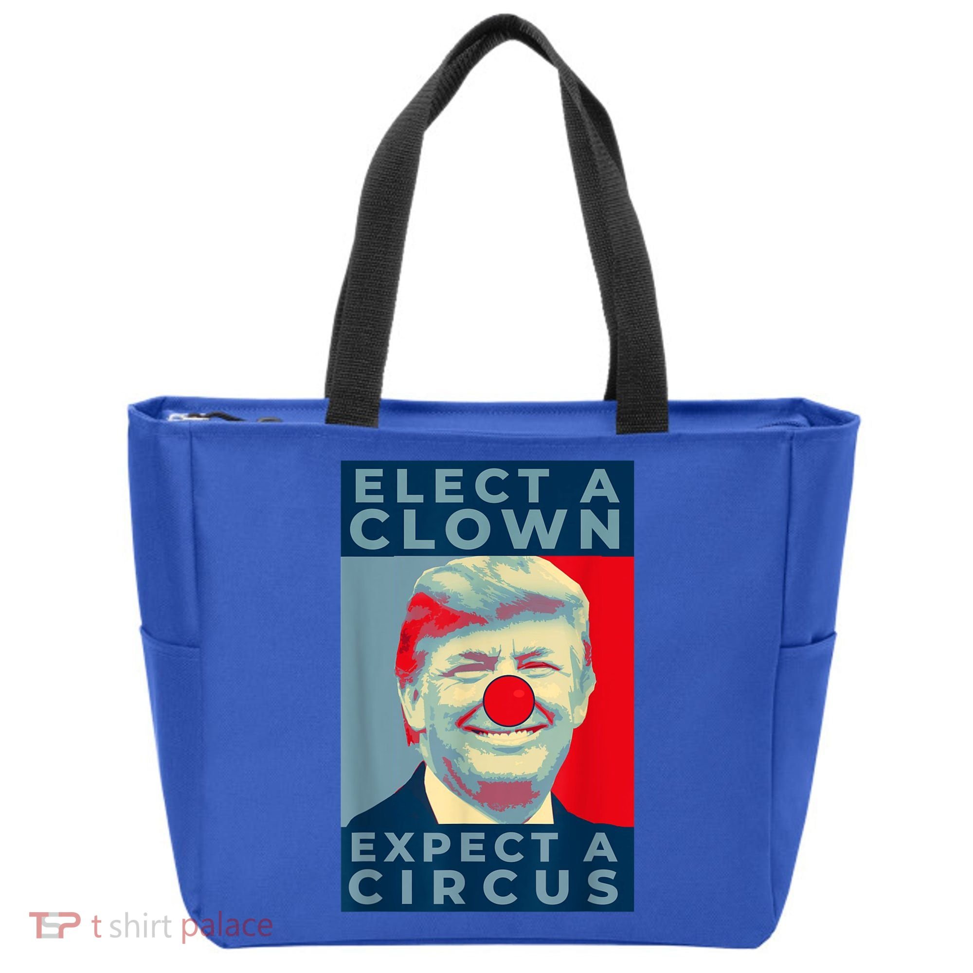 Elect A Clown Expect A Circus Impeach Antitrump Funny Tote Bag
