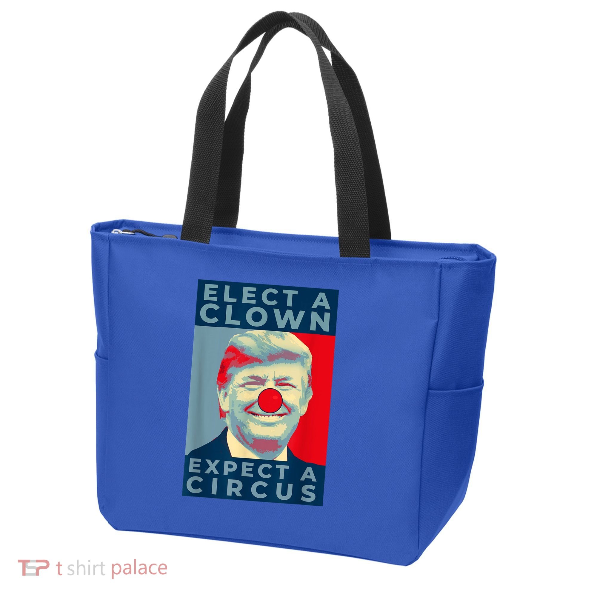 Elect A Clown Expect A Circus Impeach Antitrump Funny Tote Bag