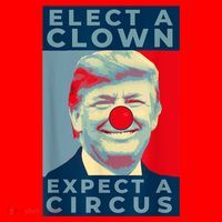 Elect A Clown Expect A Circus Impeach Antitrump Funny Santa Hat thumb 1