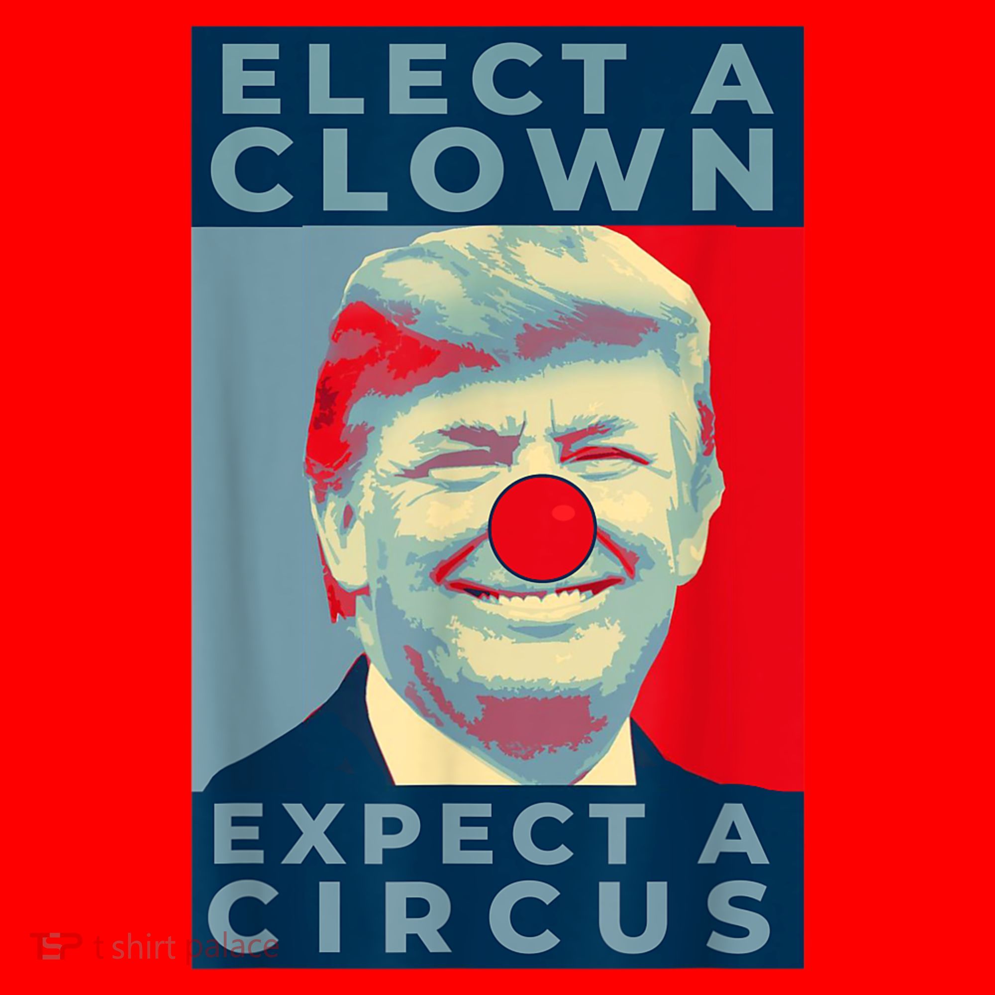 Elect A Clown Expect A Circus Impeach Antitrump Funny Santa Hat