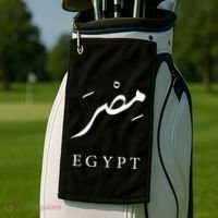 Egypt Arabic Calligraphy Egyptian Golf Towel thumb 2