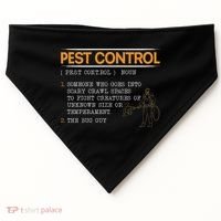 Exterminator Animal Control Pest Control USA-Made Doggie Bandana thumb 0