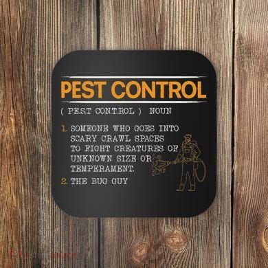 Exterminator Animal Control Pest Control Coaster