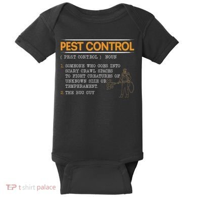 Exterminator Animal Control Pest Control Baby Bodysuit