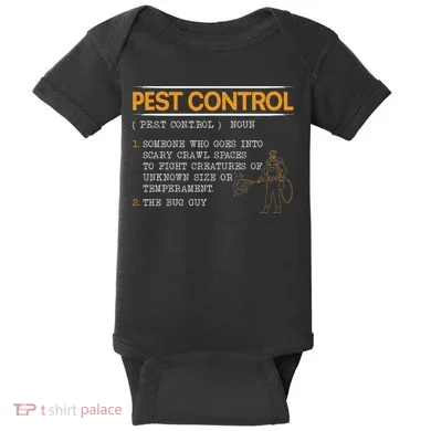 Exterminator Animal Control Pest Control Baby Bodysuit