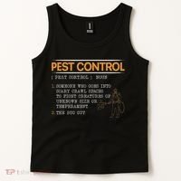 Exterminator Animal Control Pest Control Tank Top thumb 2