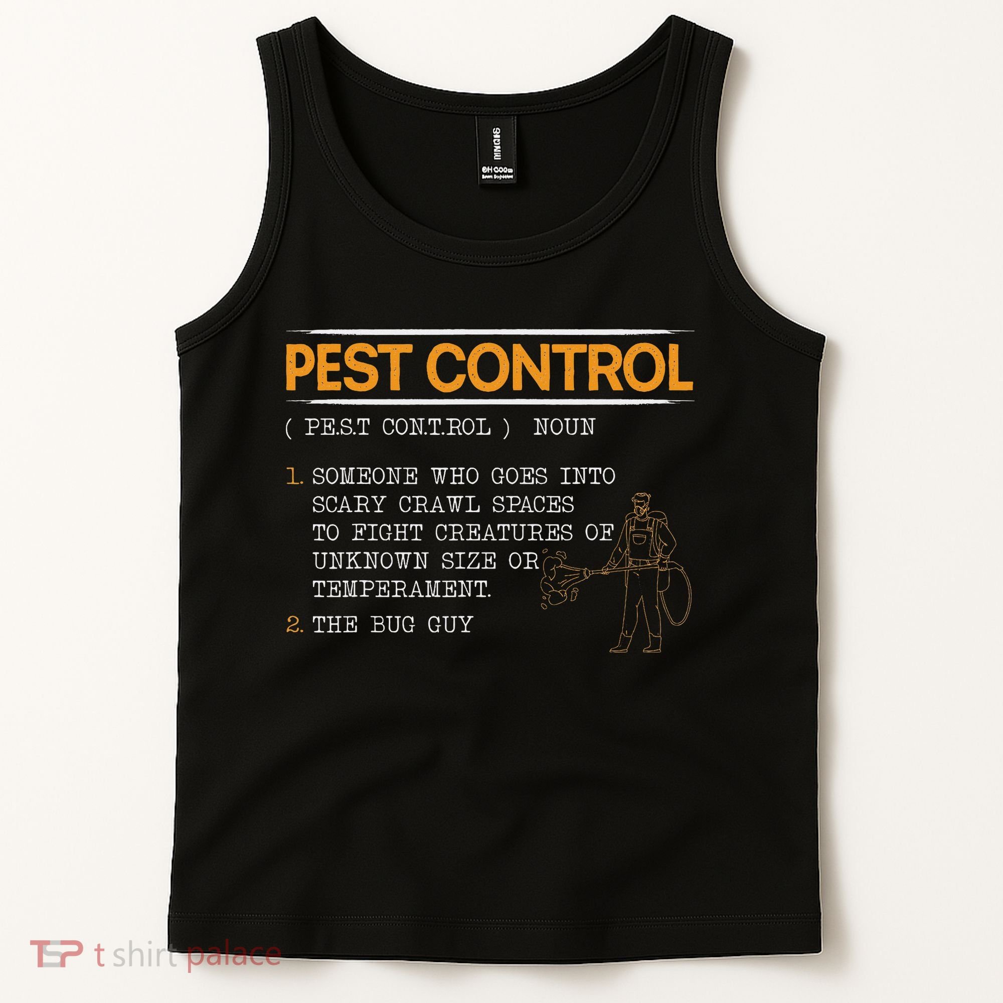 Exterminator Animal Control Pest Control Tank Top