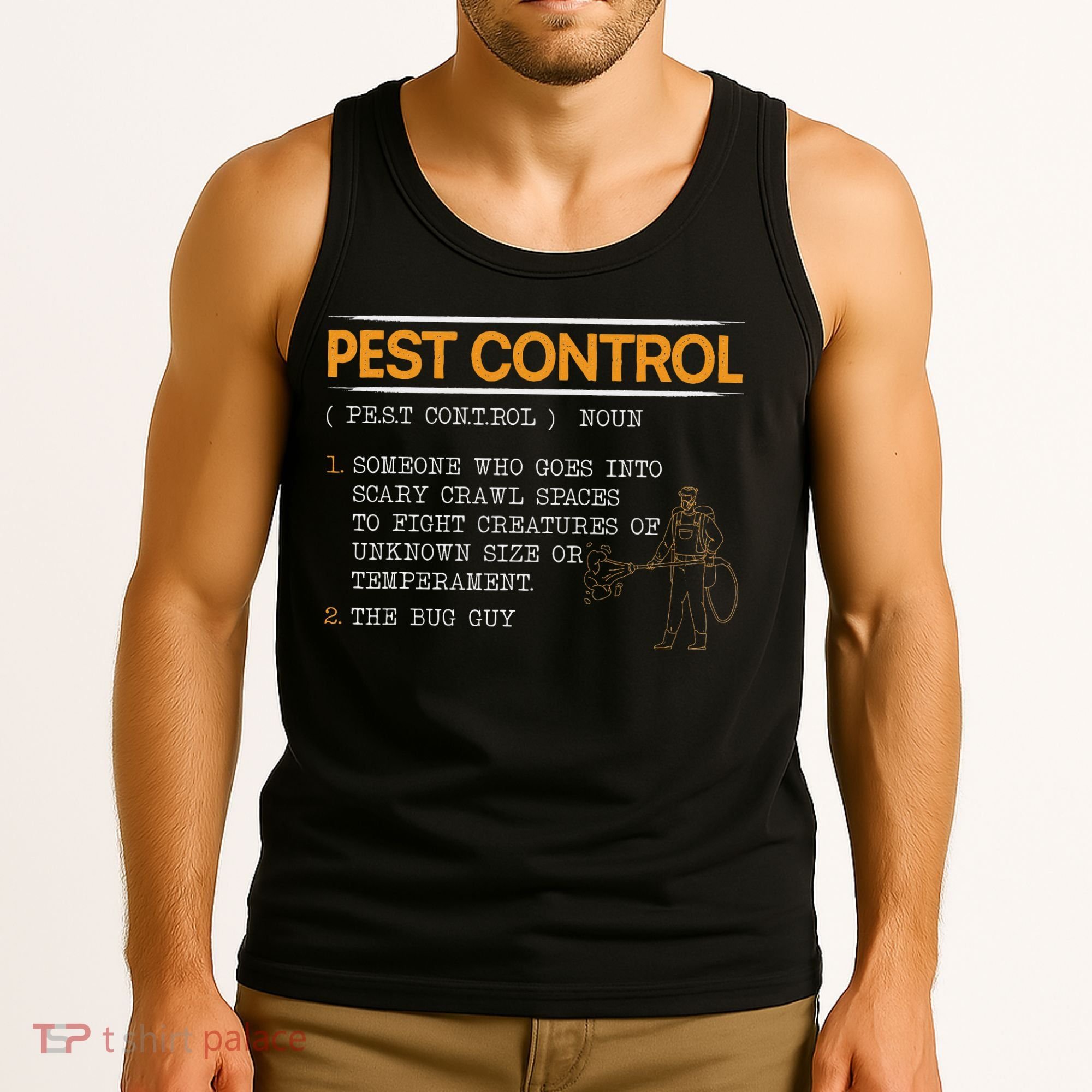 Exterminator Animal Control Pest Control Tank Top