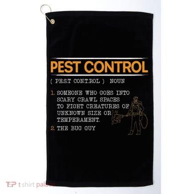 Exterminator Animal Control Pest Control Golf Towel