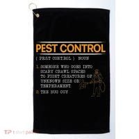 Exterminator Animal Control Pest Control Golf Towel thumb 0