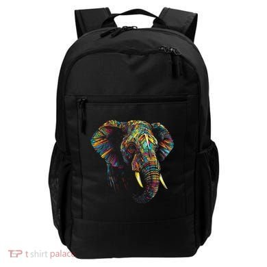 Elephant Animal Colourful Zoo Art Elephant Backpack