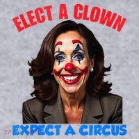 Elect A Clown Expect A Circus Kamala Lets Go Brenda Women's Sweatshirt thumb 2