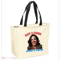 Elect A Clown Expect A Circus Kamala Lets Go Brenda Tote Bag thumb 2