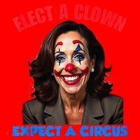Elect A Clown Expect A Circus Kamala Lets Go Brenda Santa Hat thumb 1