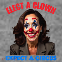 Elect A Clown Expect A Circus Kamala Lets Go Brenda Toddler Hoodie thumb 2