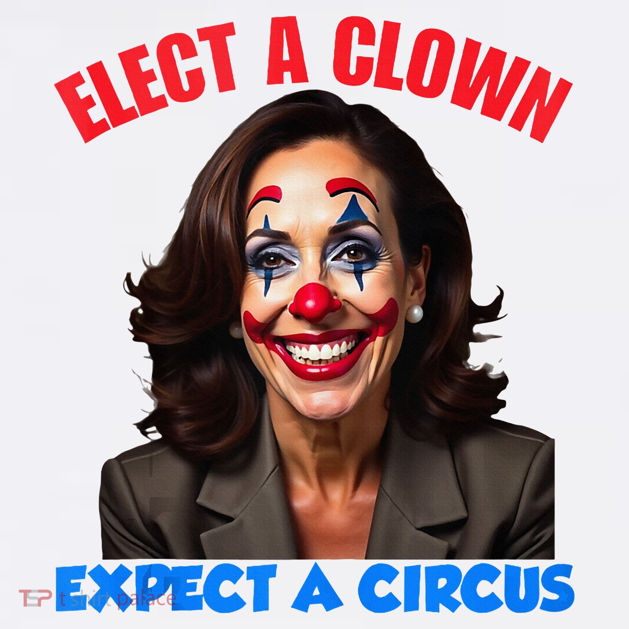 Elect A Clown Expect A Circus Kamala Lets Go Brenda USA-Made Doggie Bandana