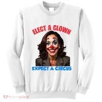 Elect A Clown Expect A Circus Kamala Lets Go Brenda Sweatshirt thumb 0