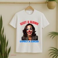 Elect A Clown Expect A Circus Kamala Lets Go Brenda T-Shirt thumb 2