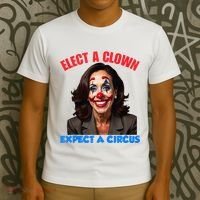 Elect A Clown Expect A Circus Kamala Lets Go Brenda T-Shirt thumb 3